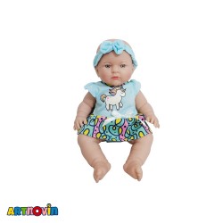 عروسک نوزاد 33 سانتی سیلیکونی