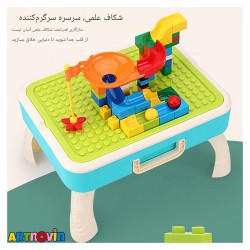 اسباب بازی میز لگو و میز نقاشی 2 کاره آیتم 23188-13