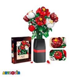 لگو گل رز با گلدان آیتم 9212