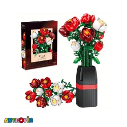 لگو گل رز با گلدان آیتم 9212
