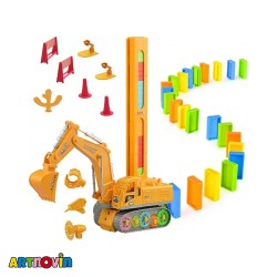 اسباب بازی بیل مکانیکی دومینو چین آیتم 2152