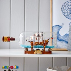 لگو کشتی درون بطری آیتم 11050