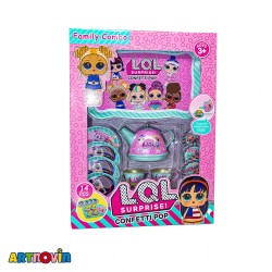 اسباب بازی ست چایخوری فلزی LOL آیتم 16-5268