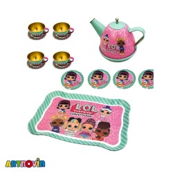 اسباب بازی ست چایخوری فلزی LOL آیتم 16-5268