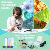میکروسکوپ فلزی حرفه ای زوم 1200 برابر آیتم 020