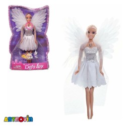 عروسک باربی دفا آنجل چراغدار آیتم 8219