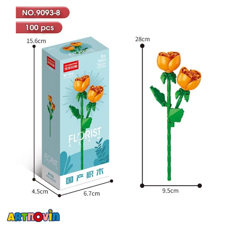 لگو گل رز چینی لگو گل رز چینی