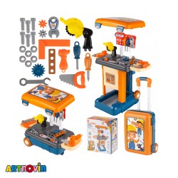 اسباب بازی ست ابزار چمدانی 3 حالته آیتم 009/013