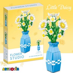 لگو گل با گلدان آبی آیتم 9106