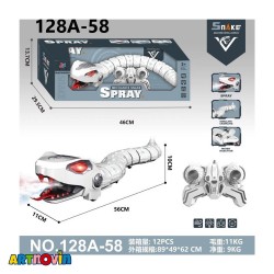 اسباب بازی مار پیتون کنترلی دودزا چراغدار