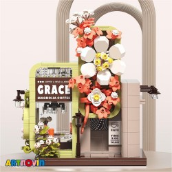 لگو کافه گریس ساختمان گل دار