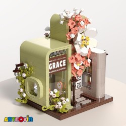 لگو کافه گریس ساختمان گل دار