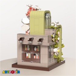 لگو کافه گریس ساختمان گل دار