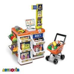 اسباب بازی سوپرمارکت و چرخ خرید آیتم 132-668