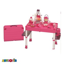 اسباب بازی ست میز کمپینگ با وسایل