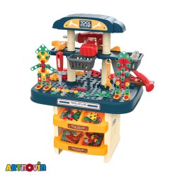 اسباب بازی میز ابزار با لوازم آیتم 20-1900