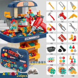 اسباب بازی میز ابزار با لوازم آیتم 20-1900