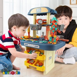 اسباب بازی میز ابزار با لوازم آیتم 20-1900