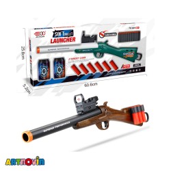 تفنگ پوکه پران همراه با سیبل قوطی آیتم JH2050