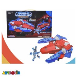 تفنگ شارژی تیر ژله ای طرح اسپایدرمن آیتم 671A