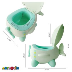 توالت فرنگی طرح هواپیما آیتم 1125