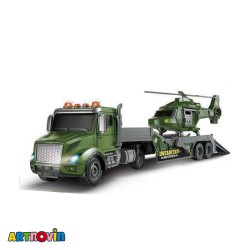 اسباب بازی تریلی و هلیکوپتر نظامی آیتم 202ES