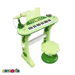 اسباب بازی پیانو پایه دار با میکروفن آیتم 8868
