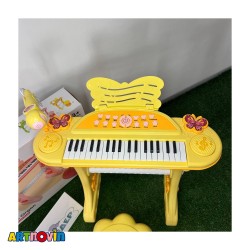 اسباب بازی پیانو پایه دار با میکروفن آیتم 8868