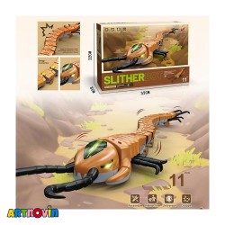 اسباب بازی ربات هزار پا چراغدار آیتم 2104