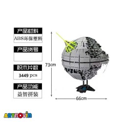 لگو ستاره مرگ جنگ ستارگان 3449 قطعه آیتم 86001