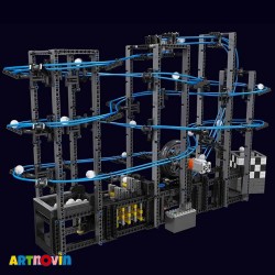لگو ترن هوایی مارپیچ موتور دار برند مولد کینگ آیتم 26002
