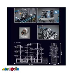لگو ترن هوایی مارپیچ موتور دار برند مولد کینگ آیتم 26002