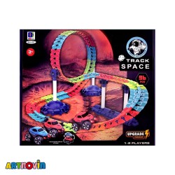 اسباب بازی ماشین ریلی و ریسینگ 96 تکه