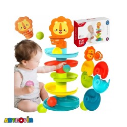 اسباب بازی سرسره توپ هانگر HUANGER طرح شیر آیتم8067