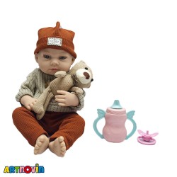 عروسک بدن گوشتی چشم تیله ای