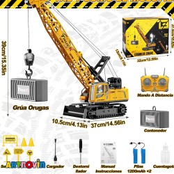 جرثقیل کنترلی دودزا بزرگ 15 کانال آیتم 555/50