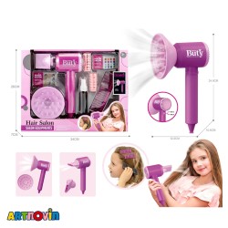 اسباب بازی ست آرایشی و سشوار آیتم 624