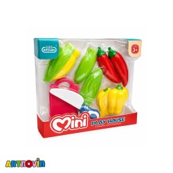 ست میوه برشی با سینی و چاقو