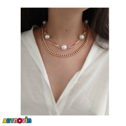 گردنبند کارتیه مرواریدی