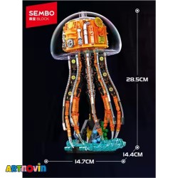 لگو مکانیکی عروس دریایی چراغ دار آیتم 716100