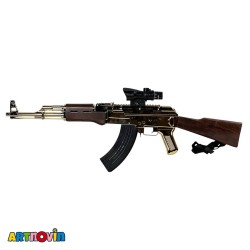تفنگ کلاشینکف حرفه ای دوربین دار تیر ژله ای AK47