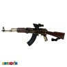تفنگ کلاشینکف حرفه ای دوربین دار تیر ژله ای AK47