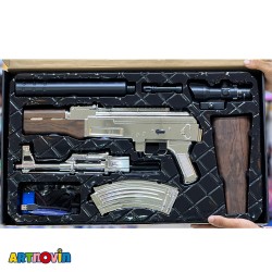 تفنگ کلاشینکف حرفه ای دوربین دار تیر ژله ای AK47